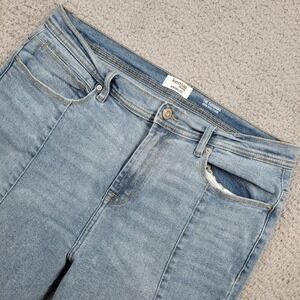 Kensie The Savahnna Womens 12/31 Light Wash High Rise Bootcut‎ Denim Vintage